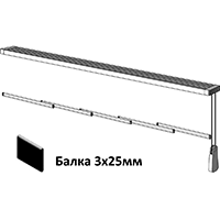 Панельна штора Стандарт (опція 1)